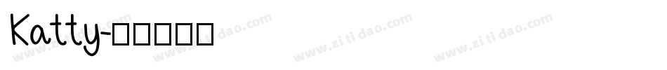 Katty字体转换