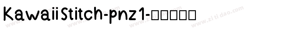 KawaiiStitch-pnz1字体转换