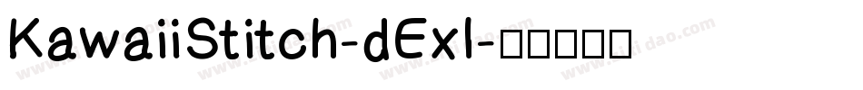KawaiiStitch-dExl字体转换