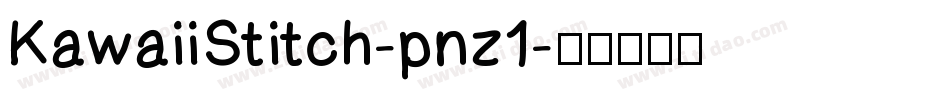 KawaiiStitch-pnz1字体转换