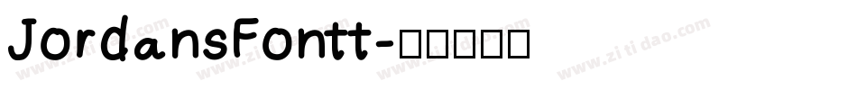 JordansFontt字体转换