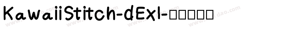 KawaiiStitch-dExl字体转换