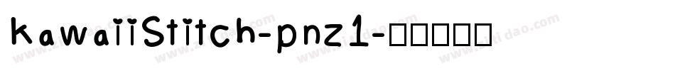 KawaiiStitch-pnz1字体转换