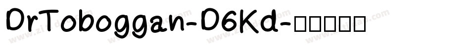DrToboggan-D6Kd字体转换