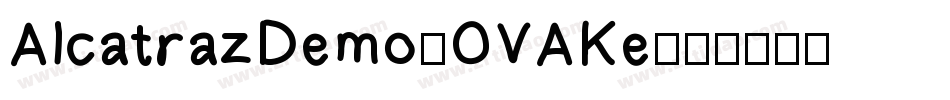 AlcatrazDemo-OVAKe字体转换