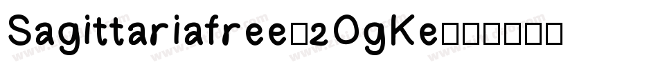 Sagittariafree-2OgKe字体转换