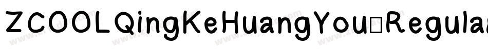 ZCOOLQingKeHuangYou-Regular字体转换