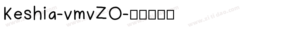 Keshia-vmvZO字体转换