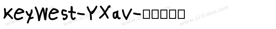 KeyWest-YXav字体转换