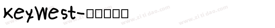 KeyWest字体转换
