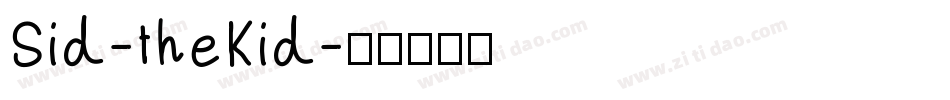 Sid-theKid字体转换