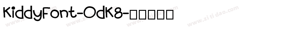 KiddyFont-OdK8字体转换