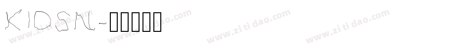 KIDSN字体转换