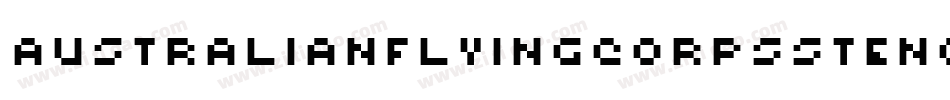 Australianflyingcorpsstencils-xxym字体转换