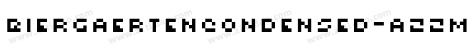 BiergaertenCondensed-A22M字体转换