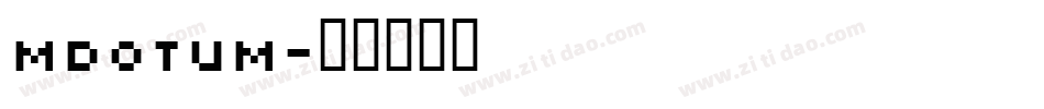 MDotum字体转换
