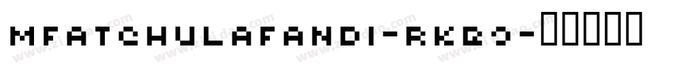 MFatchulAfandi-rKB9字体转换