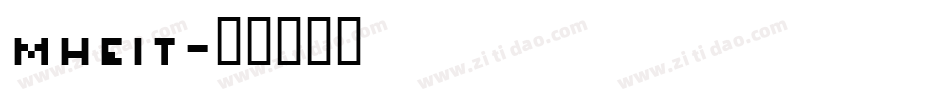 MHeiT字体转换