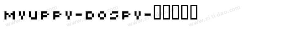 MYuppy-dospy字体转换