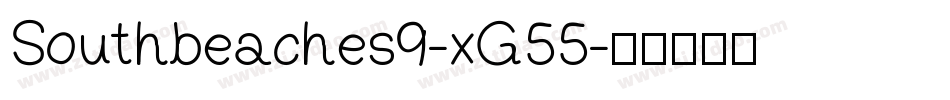 Southbeaches9-xG55字体转换