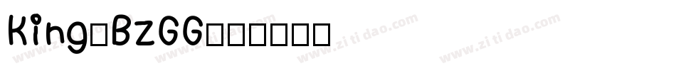 King-BzGG字体转换