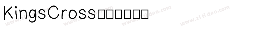 KingsCross字体转换