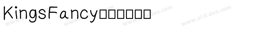 KingsFancy字体转换