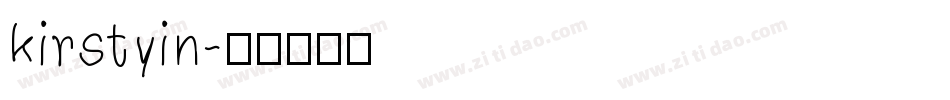 kirstyin字体转换