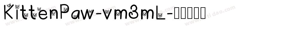 KittenPaw-vm3mL字体转换
