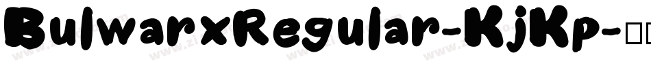 BulwarxRegular-KjKp字体转换