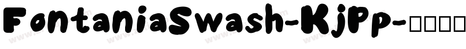 FontaniaSwash-KjPp字体转换
