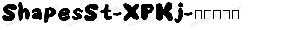 ShapesSt-XPKj字体转换