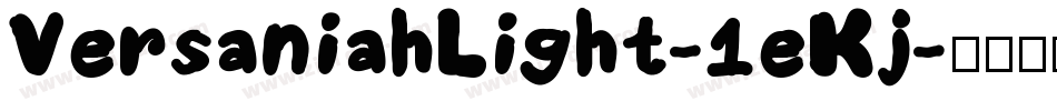 VersaniahLight-1eKj字体转换