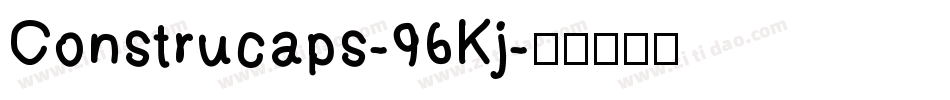 Construcaps-96Kj字体转换