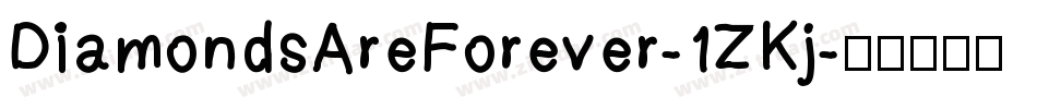 DiamondsAreForever-1ZKj字体转换