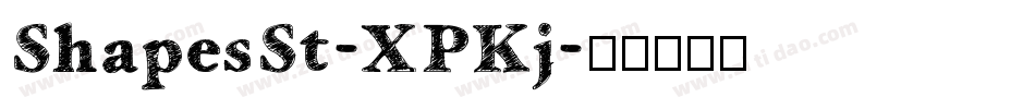 ShapesSt-XPKj字体转换