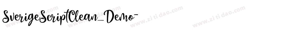 SverigeScriptClean_Demo字体转换