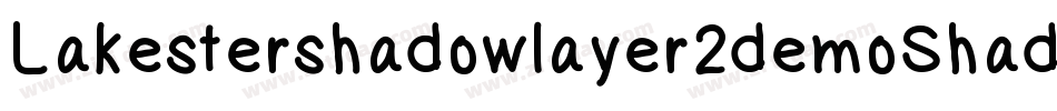 Lakestershadowlayer2demoShadow-BoKl字体转换