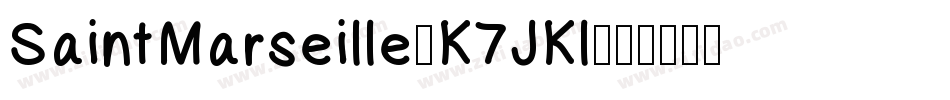 SaintMarseille-K7JKl字体转换