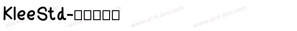 KleeStd字体转换