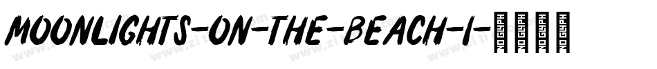 Moonlights-on-the-Beach-1字体转换