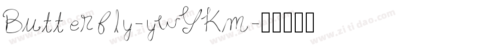Butterfly-ywYKm字体转换