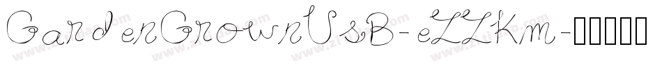 GardenGrownUsB-eZZKm字体转换