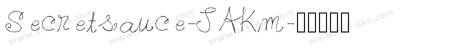 Secretsauce-JAKm字体转换