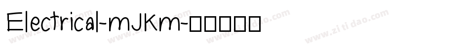 Electrical-mJKm字体转换