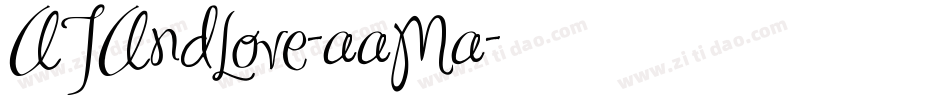 ATAndLove-aaMa字体转换