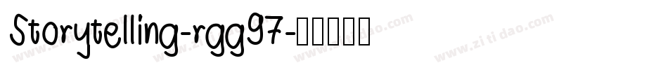 Storytelling-rgg97字体转换