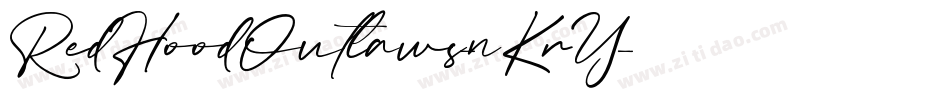 RedHoodOutlaws-nKrY字体转换