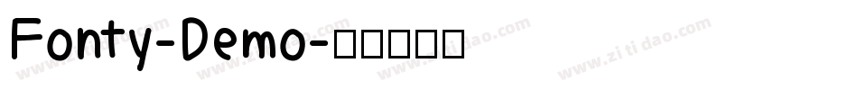 Fonty-Demo字体转换