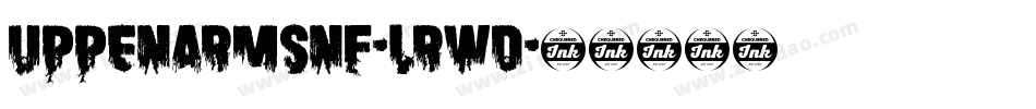 UppenArmsNf-LRWD字体转换